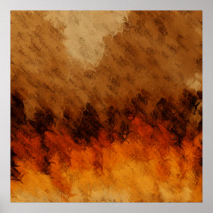 Póster Crepúsculo del otoño