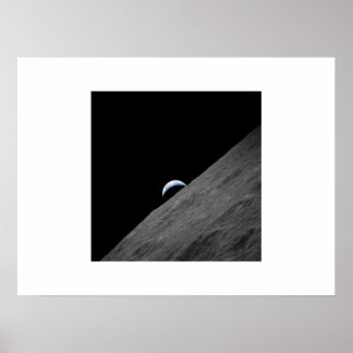 Póster Crescent Earth