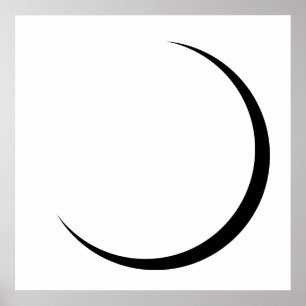 Póster Crescent Moon Poster