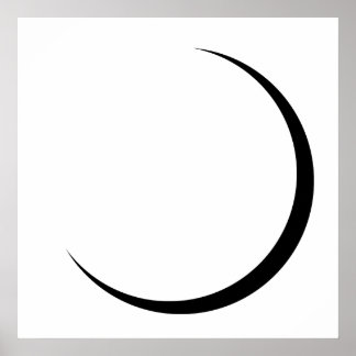 Póster Crescent Moon Poster