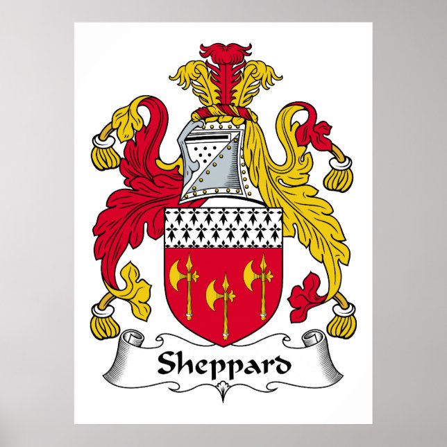 Póster Crest de familia Sheppard (Frente)