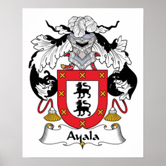 Póster Crest familiar Ayala