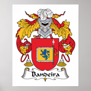 Póster Crest familiar Bandeira