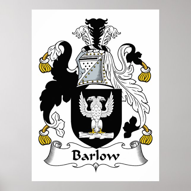 Póster Crest familiar Barlow (Frente)