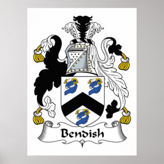 Póster Crest familiar bendita