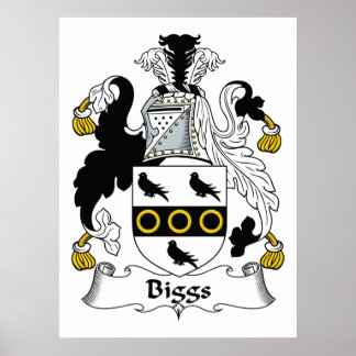 Póster Crest familiar Biggs