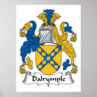 Póster Crest familiar Dalrymple