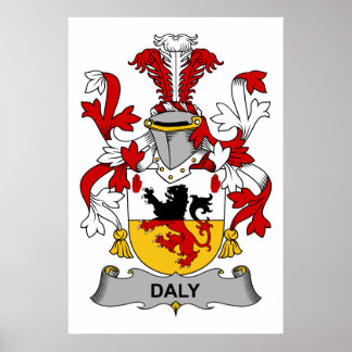 Póster Crest familiar Daly