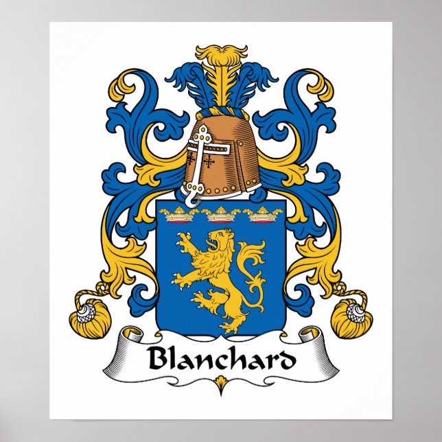 Póster Crest familiar de Blanchard (Frente)