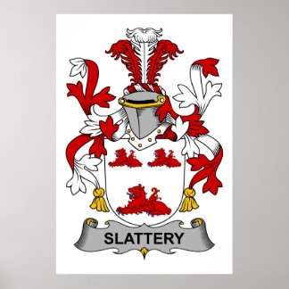 Póster Crest familiar de lata