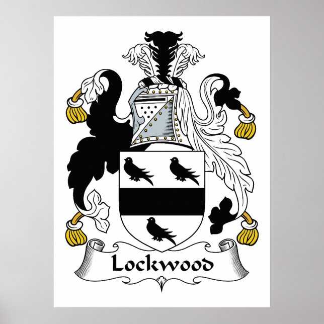 Póster Crest familiar de Lockwood (Frente)