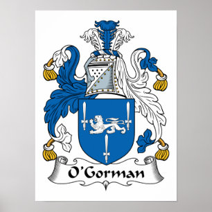Póster Crest familiar de O'Gorman