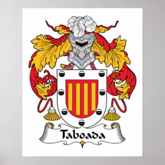 Póster Crest familiar de Taboada