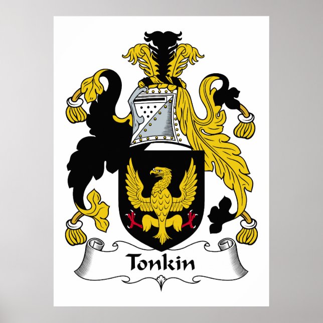 Póster Crest familiar de Tonkin (Frente)