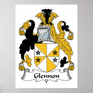 Póster Crest familiar Glennon