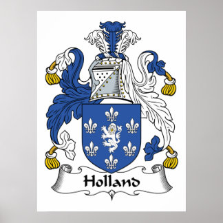Póster Crest familiar Holland