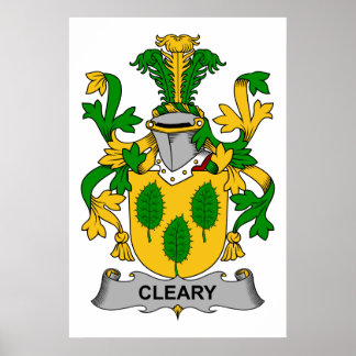 Póster Crest familiar limpio