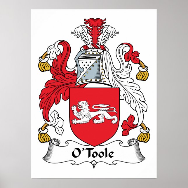 Póster Crest familiar O'Toole (Frente)