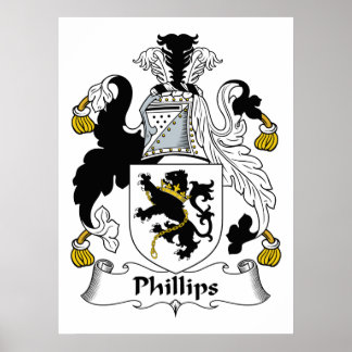 Póster Crest familiar Phillips