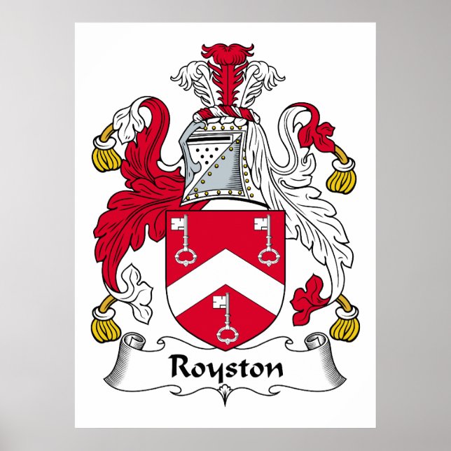 Póster Crest familiar Royston (Frente)