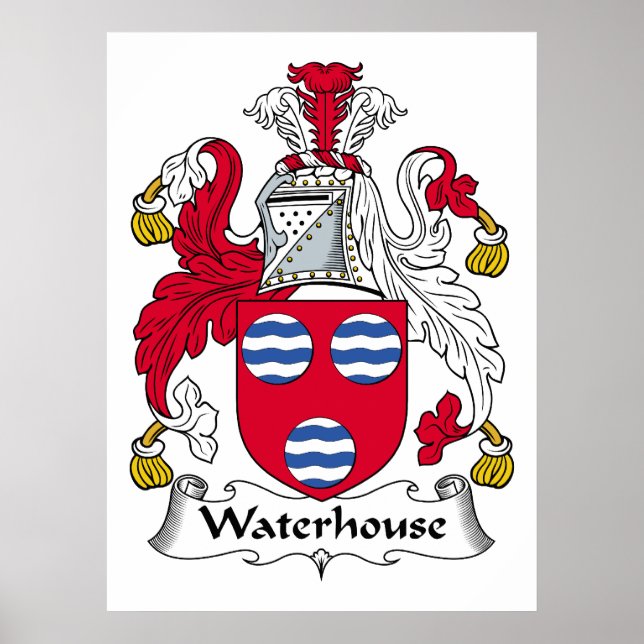 Póster Crest familiar Waterhouse (Frente)