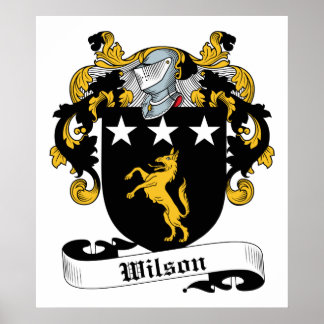 Póster Crest familiar Wilson