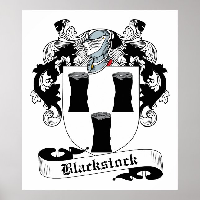 Póster Crestas familiares de Blackstock (Frente)