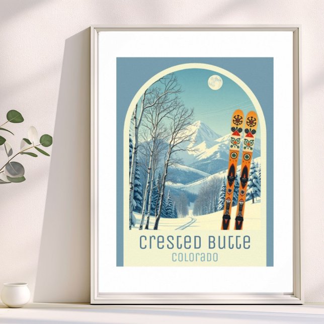 Póster Crested Butte Colorado ski vacation Poster (Subido por el creador)