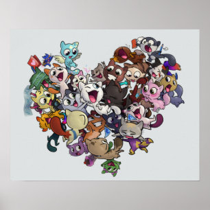 Póster Créu Cat Fans Poster