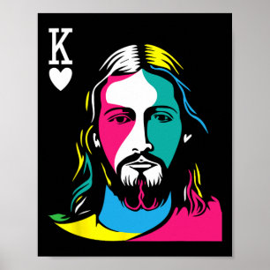 Póster Creyentes cristianos religiosos Jesucristo es Rey