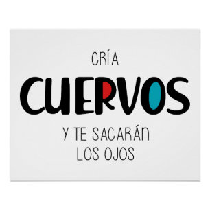 Póster Cria cuervos
