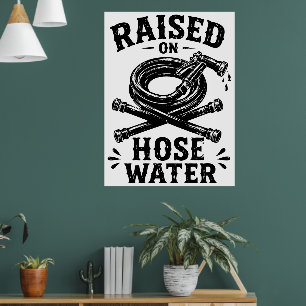 Póster Criado con agua de manguera