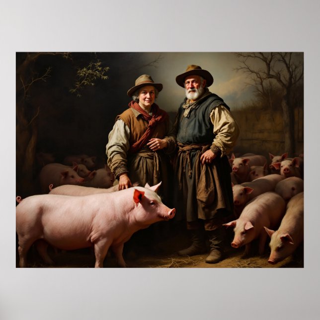 Póster Criadores de cerdos (Frente)