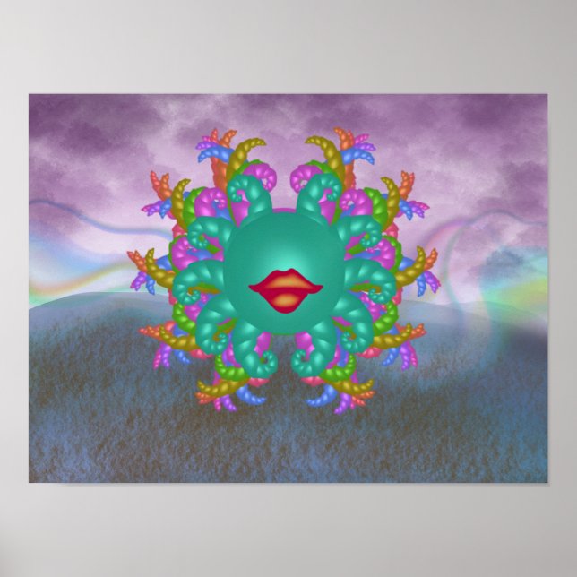 Póster Criatura de muchos colores (Frente)