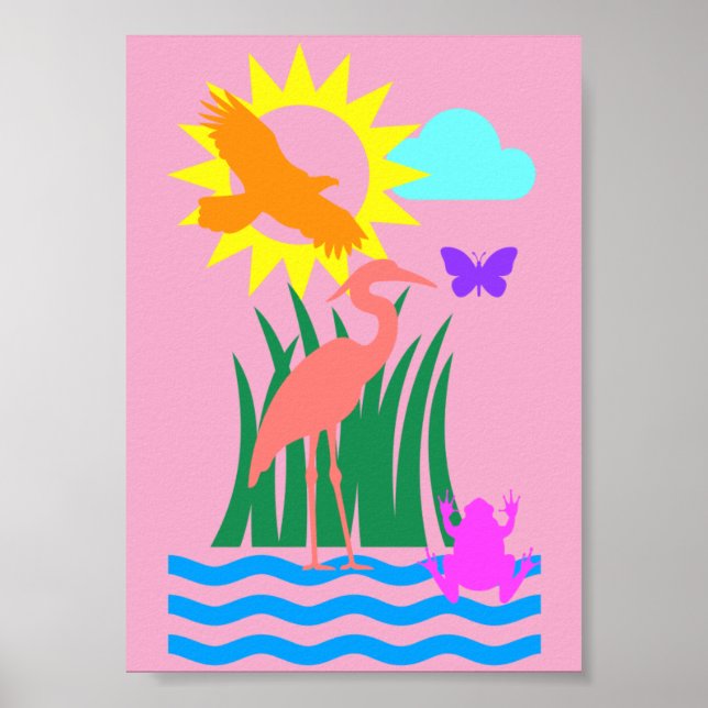 Póster Criaturas de Everglade (Frente)