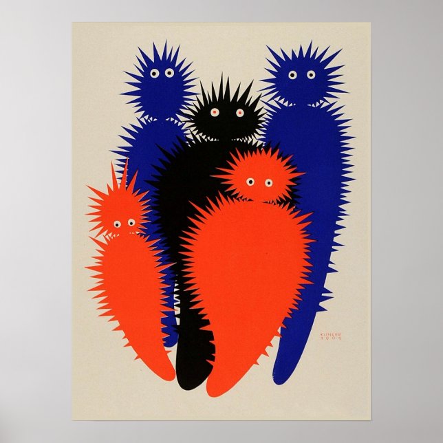 Póster Criaturas de Julius Klinger alrededor de 1909 (Frente)