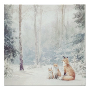 Póster Criaturas de Woodland