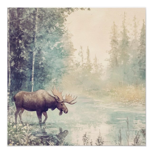 Póster Criaturas de Woodland (Anverso)