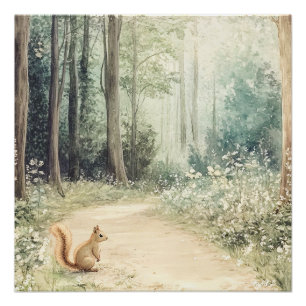 Póster Criaturas de Woodland