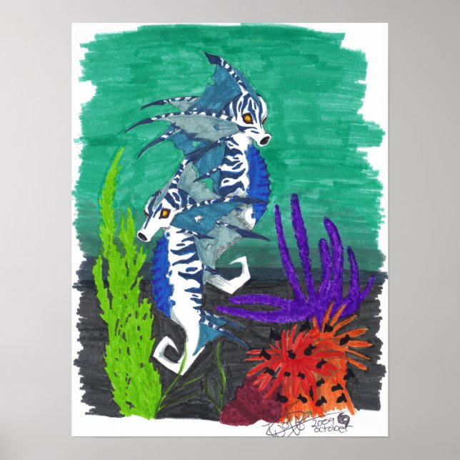 Póster Criaturas del Poster del mar (Frente)