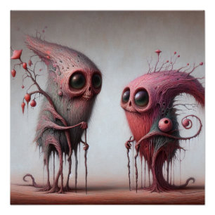 Póster Criaturas extrañas