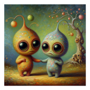 Póster Criaturas extrañas