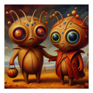 Póster Criaturas extrañas