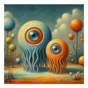 Póster Criaturas extrañas