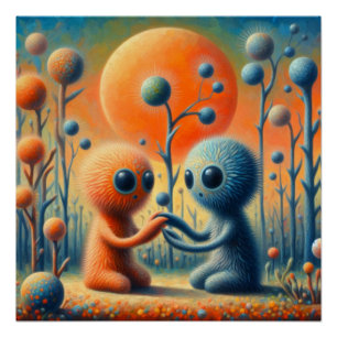 Póster Criaturas extrañas