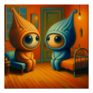 Póster Criaturas extrañas