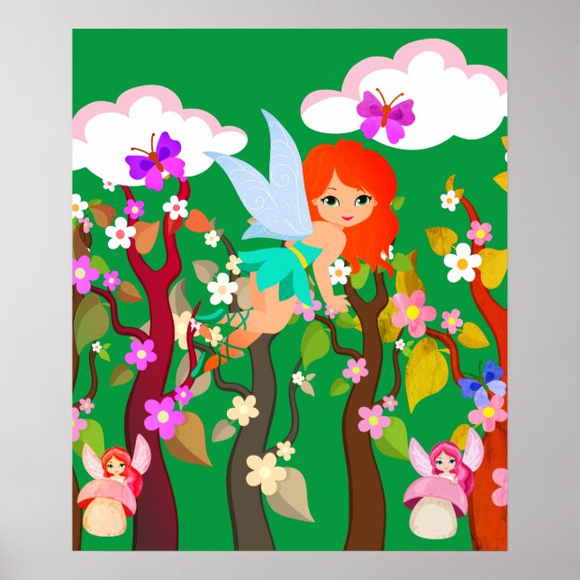 Póster criaturas forestales (Frente)