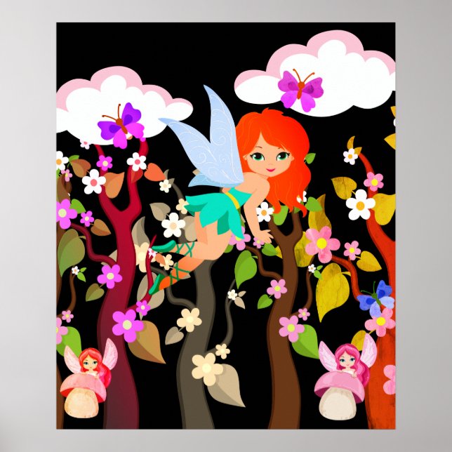 Póster criaturas forestales (Frente)