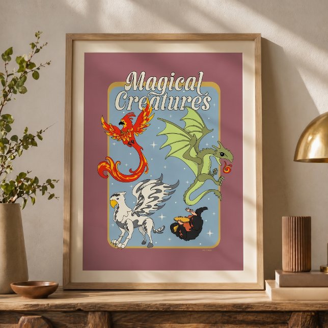 Póster Criaturas Mágicas Gráficos Vintage (Subido por el creador)