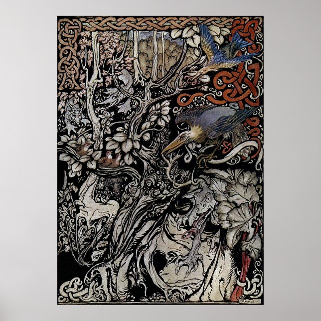 Póster Criaturas salvajes y tímidas y monstruosas (Frente)